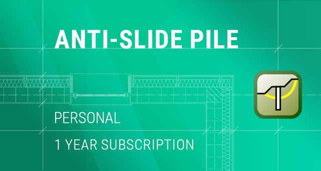 Product picture GEO5 Anti-Slide Pile - Personal 1 Year Subscription