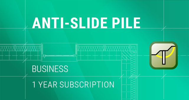 Product picture GEO5 Anti-Slide Pile - Business 1 Year Subscription
