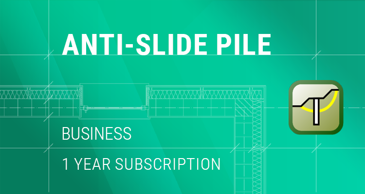 Product picture GEO5 Anti-Slide Pile - Business 1 Year Subscription